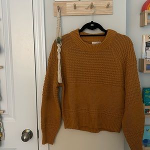 Mustard yellow Universal Thread sweater, size M